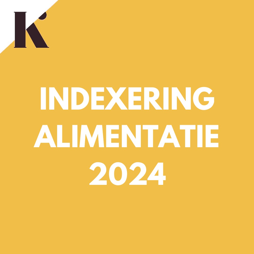 Indexering alimentatie 2024 Kremers Advocaten Breda